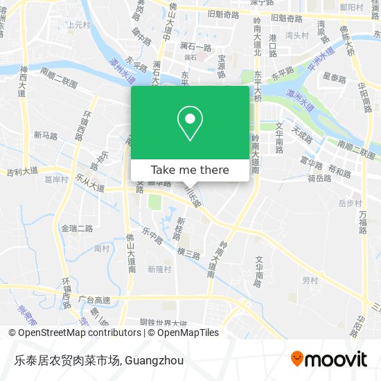 乐泰居农贸肉菜市场 map