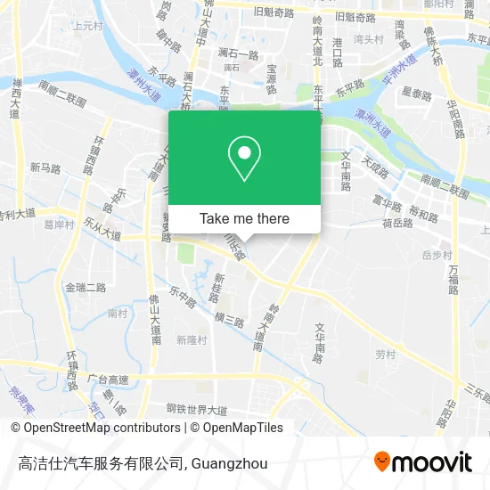 高洁仕汽车服务有限公司 map
