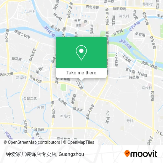 钟爱家居装饰店专卖店 map