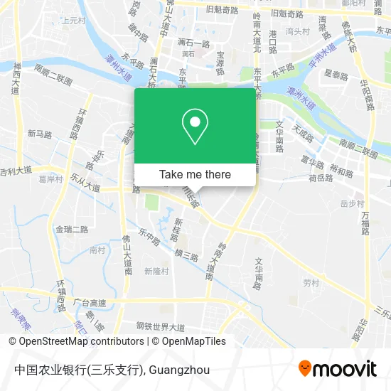 中国农业银行(三乐支行) map