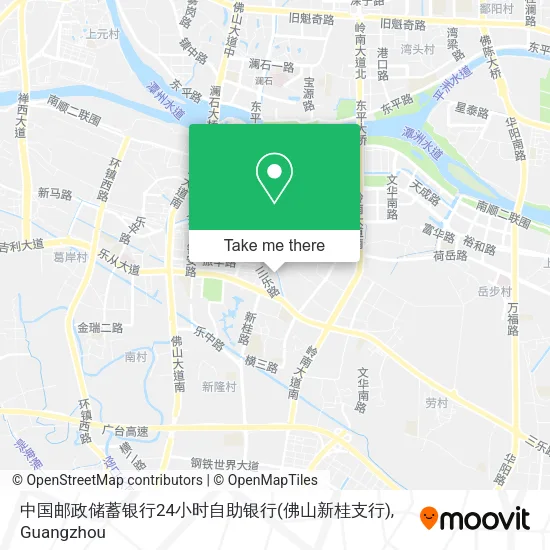 中国邮政储蓄银行24小时自助银行(佛山新桂支行) map