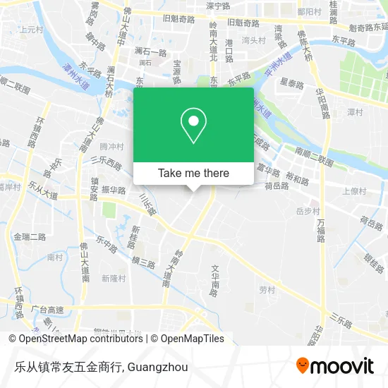 乐从镇常友五金商行 map