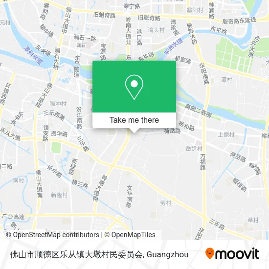 佛山市顺德区乐从镇大墩村民委员会 map