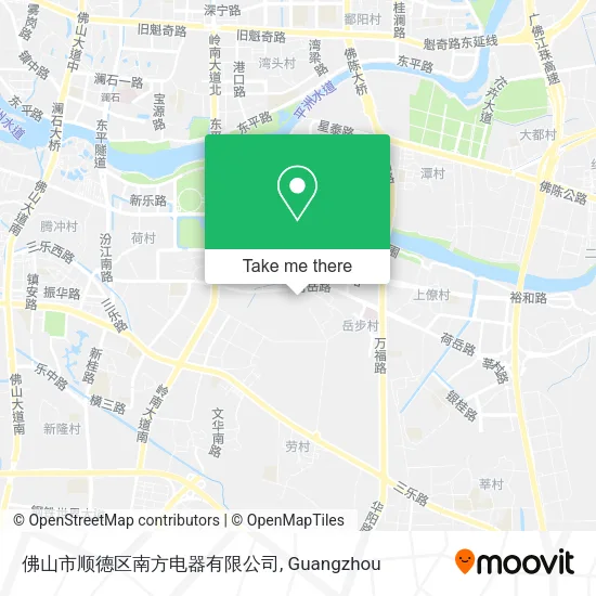 佛山市顺德区南方电器有限公司 map