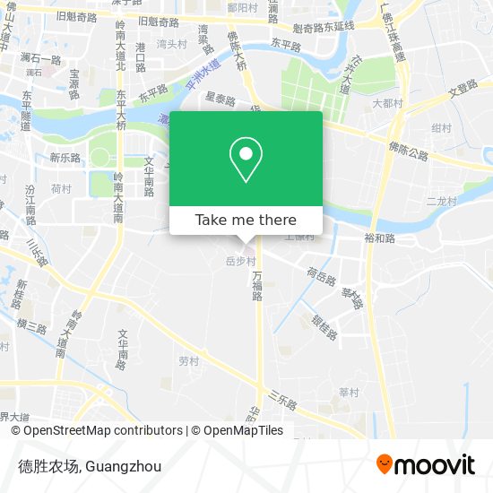 德胜农场 map