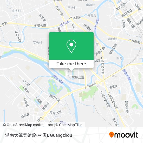 湖南大碗菜馆(陈村店) map