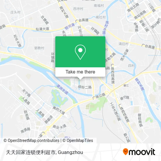 天天回家连锁便利超市 map