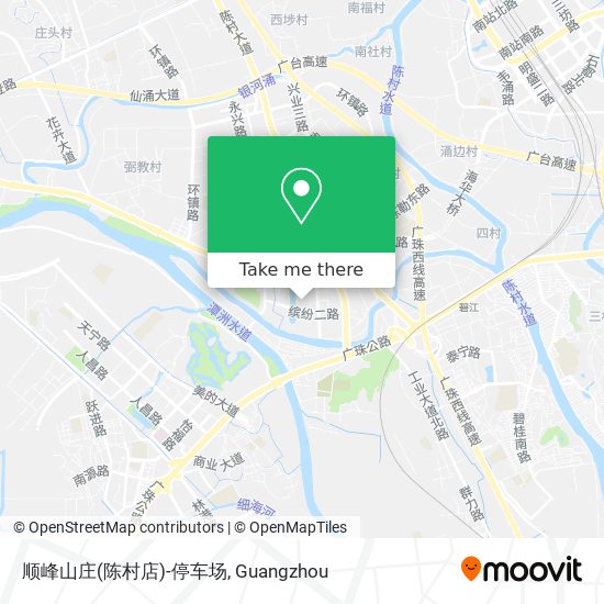 顺峰山庄(陈村店)-停车场 map