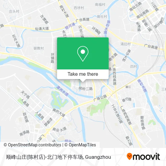 顺峰山庄(陈村店)-北门地下停车场 map