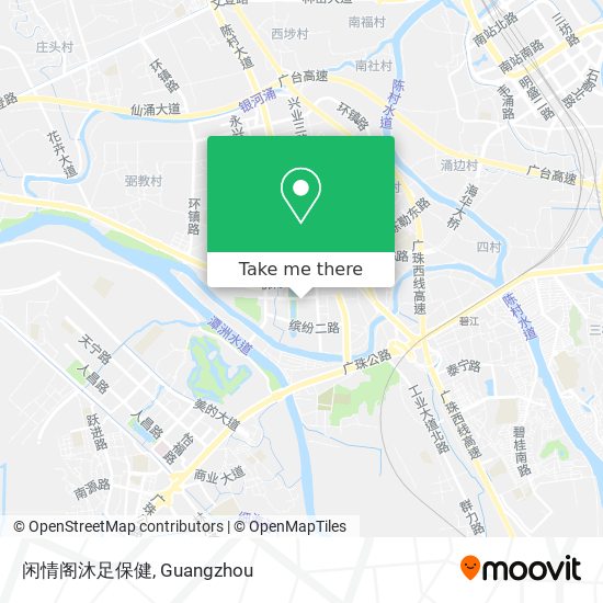 闲情阁沐足保健 map