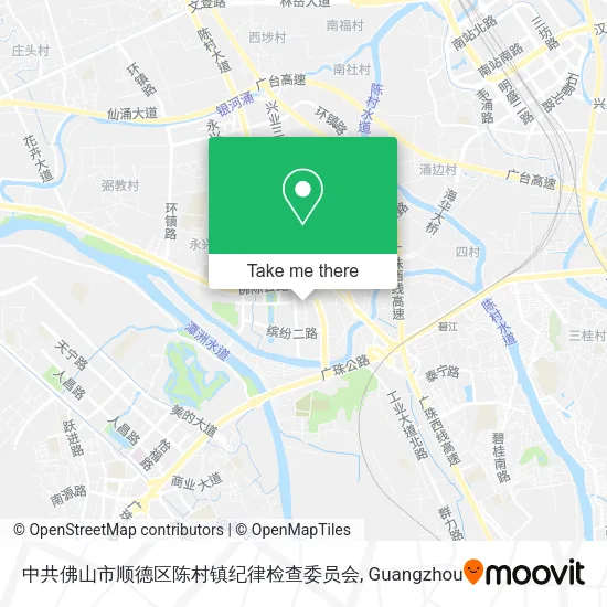 中共佛山市顺德区陈村镇纪律检查委员会 map