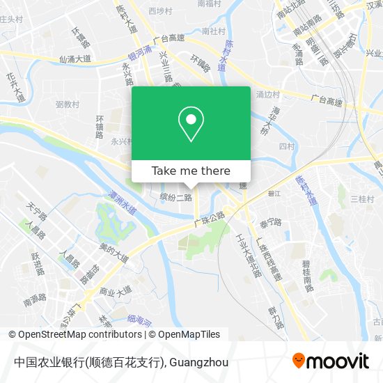 中国农业银行(顺德百花支行) map