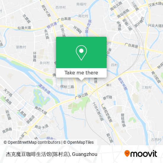 杰克魔豆咖啡生活馆(陈村店) map