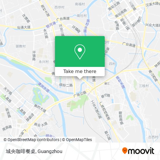 城央咖啡餐桌 map