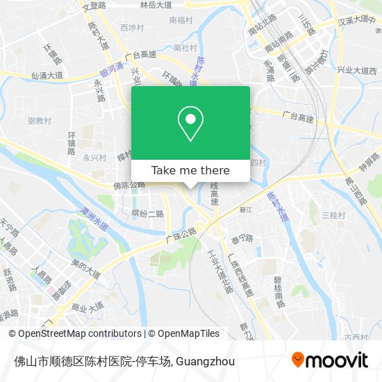 佛山市顺德区陈村医院-停车场 map