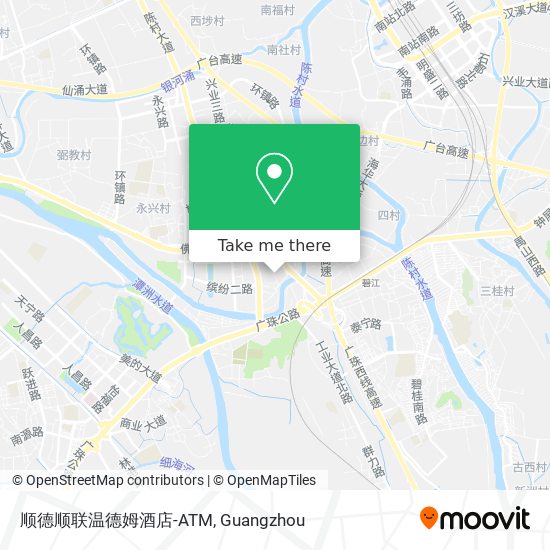 顺德顺联温德姆酒店-ATM map