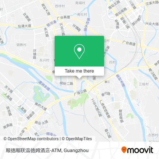 顺德顺联温德姆酒店-ATM map