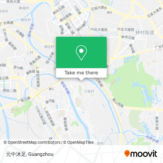 元中沐足 map