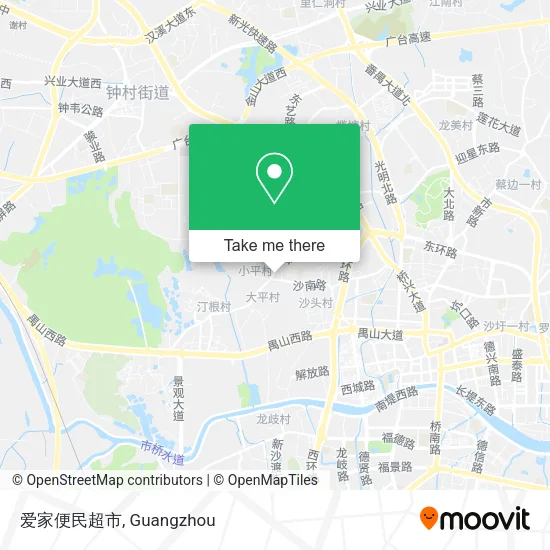 爱家便民超市 map