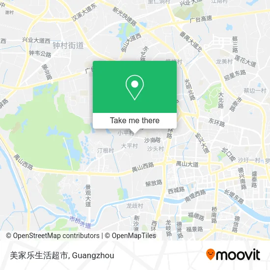 美家乐生活超市 map