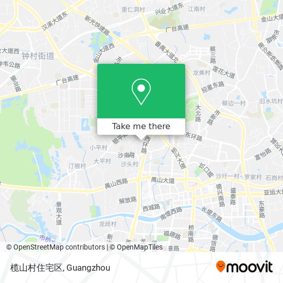榄山村住宅区 map