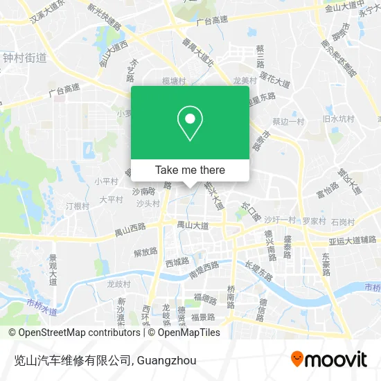 览山汽车维修有限公司 map