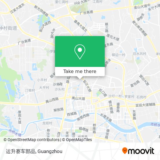 运升赛车部品 map