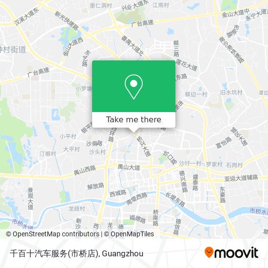 千百十汽车服务(市桥店) map