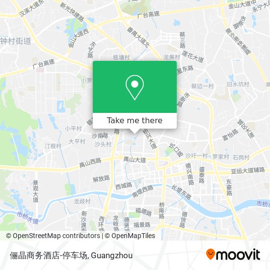 俪晶商务酒店-停车场 map