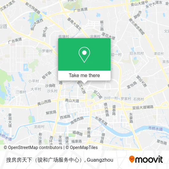 搜房房天下（骏和广场服务中心） map