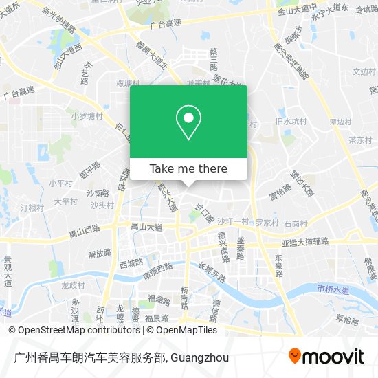广州番禺车朗汽车美容服务部 map