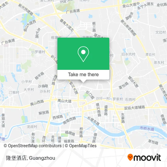 隆堡酒店 map