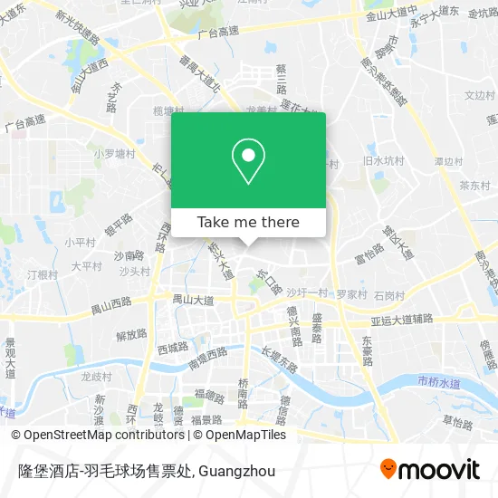 隆堡酒店-羽毛球场售票处 map