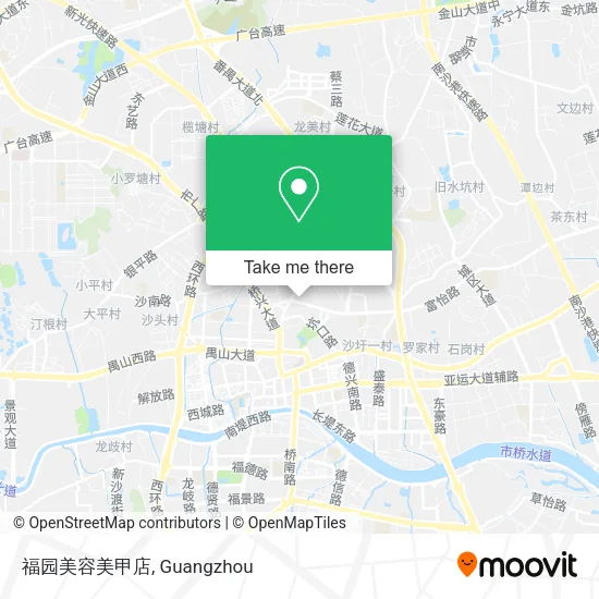 福园美容美甲店 map