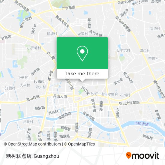 糖树糕点店 map