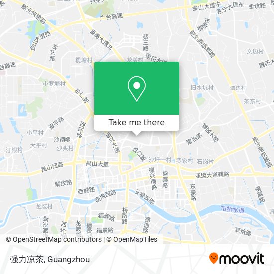 强力凉茶 map