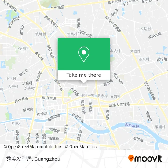 秀美发型屋 map