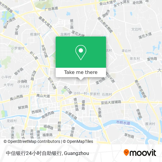 中信银行24小时自助银行 map