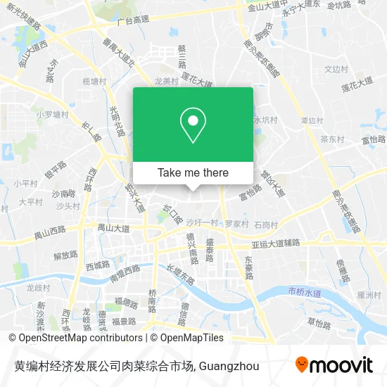 黄编村经济发展公司肉菜综合市场 map
