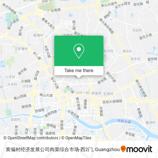 黄编村经济发展公司肉菜综合市场-西2门 map