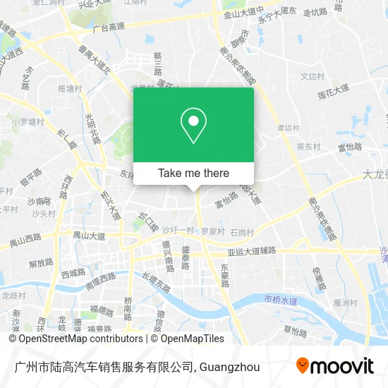 广州市陆高汽车销售服务有限公司 map
