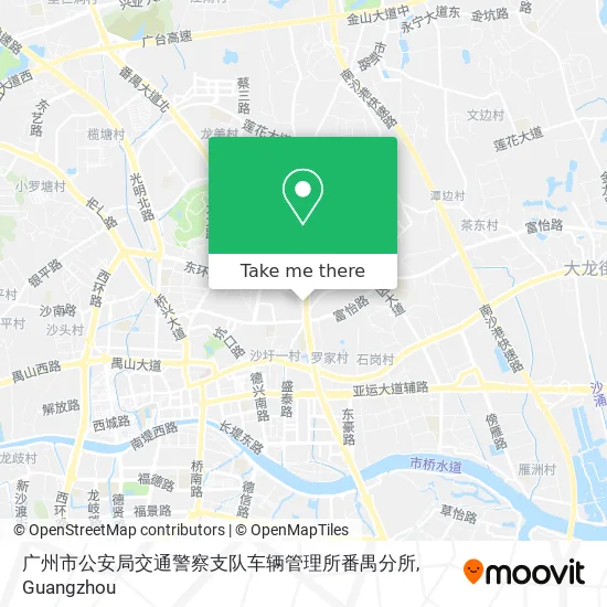 广州市公安局交通警察支队车辆管理所番禺分所 map
