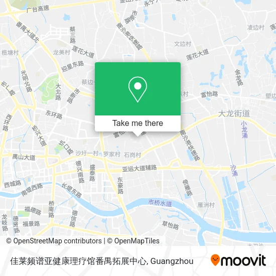 佳莱频谱亚健康理疗馆番禺拓展中心 map