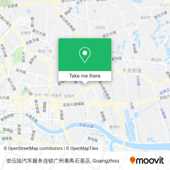 壹伍陆汽车服务连锁广州番禺石基店 map