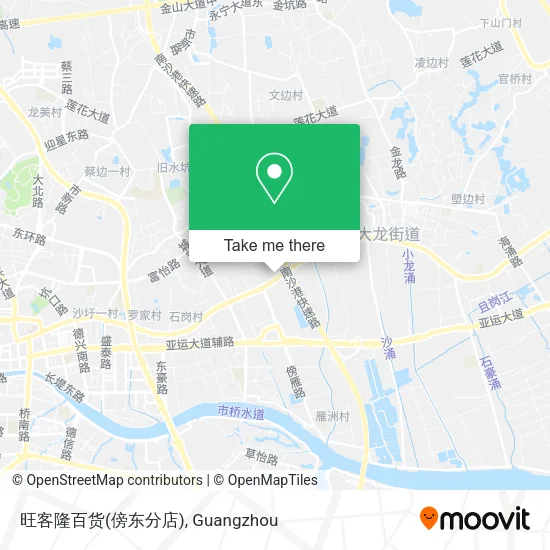 旺客隆百货(傍东分店) map