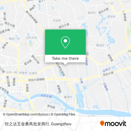恒之达五金番禺批发商行 map