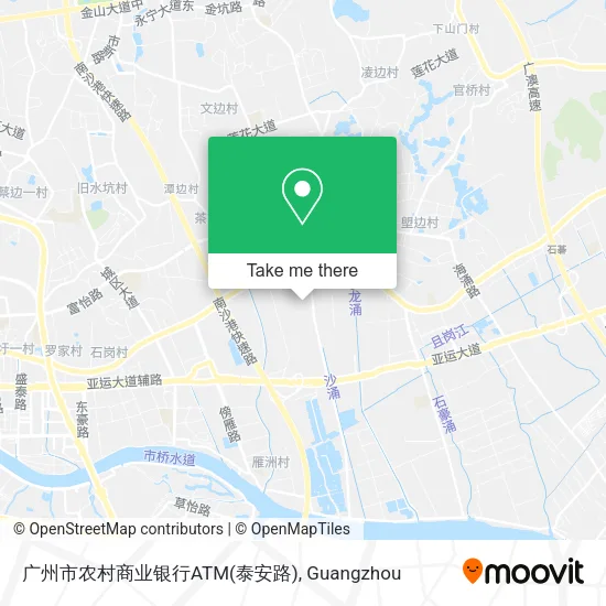 广州市农村商业银行ATM(泰安路) map