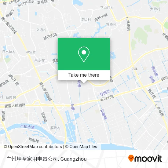 广州坤圣家用电器公司 map
