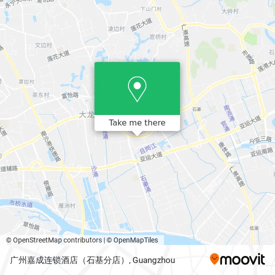 广州嘉成连锁酒店（石基分店） map