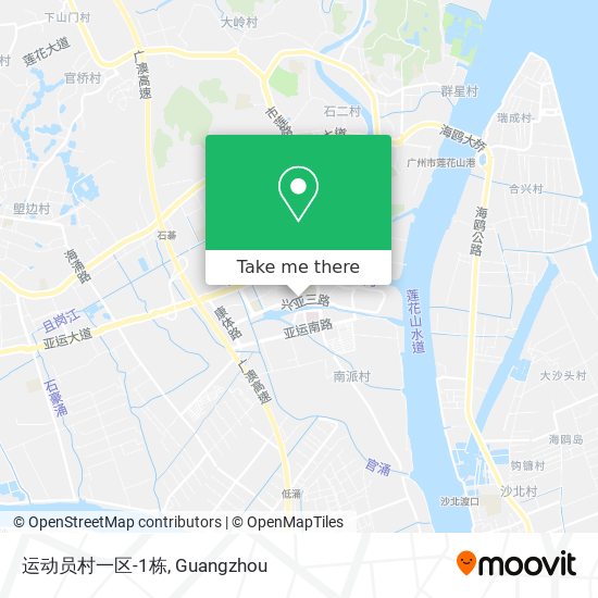 运动员村一区-1栋 map